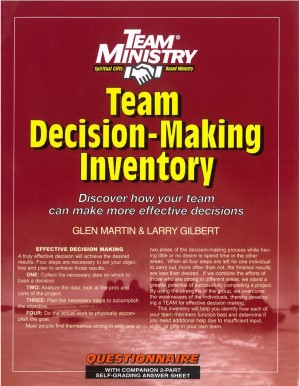 Team Decision Making Inventory (Paperback)