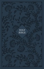 KJV Reference Bible, Blue, Giant Print, Red Letter Ed. (Cloth-Bound)