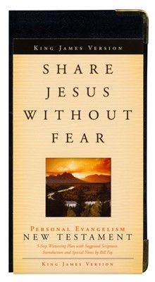 KJV New Testament, Share Jesus Without Fear (Bonded Leather)