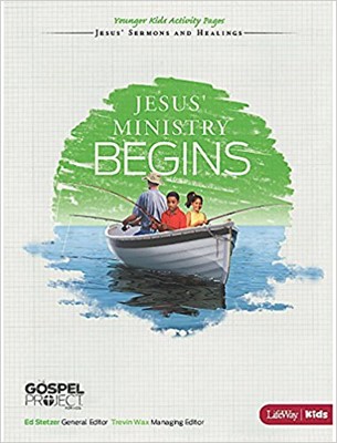 Jesus' Ministry Begins - Younger Kids Activity Pages (Paperback)