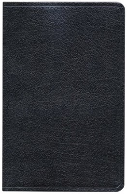 KJV Ultrathin Reference Bible, Black Bonded Leather Indexed (Bonded Leather)