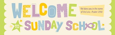 Welcome To Sunday School Bookmark (Pack of 25) (Bookmark)