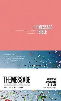 Message Gift and Award Bible, Pink (Imitation Leather)