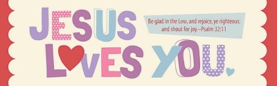 Jesus Loves You Bookmark (Pack of 25) (Bookmark)