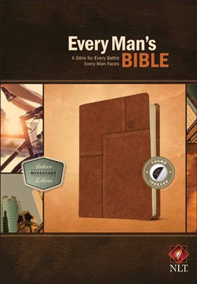 NLT Every Man's Bible, Deluxe Messenger Edition (Imitation Leather)