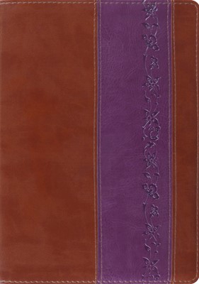 ESV Study Bible Trutone, Brown/Purple, Iris Design (Imitation Leather)