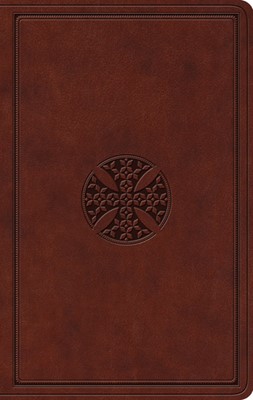 ESV Value Thinline Bible, TruTone, Brown,Mosaic Cross Design (Imitation Leather)