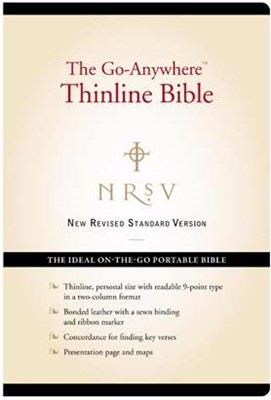 NRSV Go-Anywhere Thinline Bible, Bonded Leather, Black (Bonded Leather)