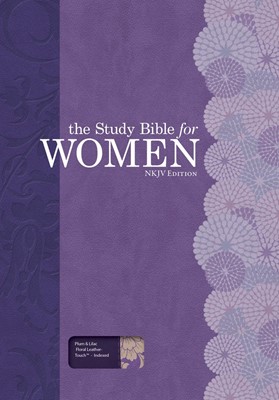 NKJV Study Bible For Women, Plum/Lilac, Indexed (Imitation Leather)