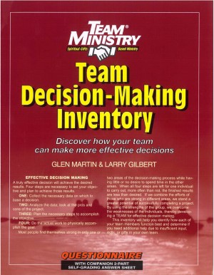 Team Decision-Making Inventory (Pack of 10) (Paperback)