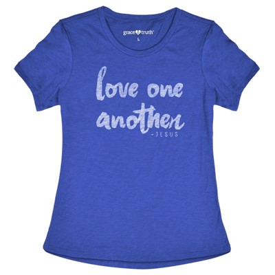 Love Blue T-Shirt, 2XLarge (General Merchandise)