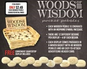 Woods of Wisdom Pocket Pebbles Pack of 48 (General Merchandise)