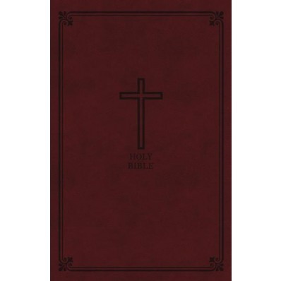 KJV Reference Bible, Burgundy, Personal Size Giant Print (Imitation Leather)