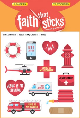 Jesus Is My Lifeline (Stickers)