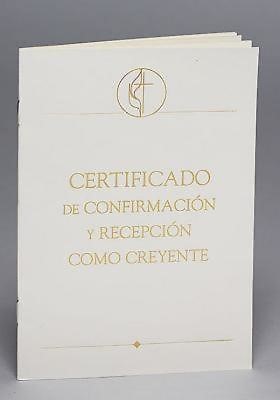 Metodista Unida Certificados de Confirmación y Recepción com (Certificate)