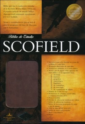 RVR 1960 Biblia de Estudio Scofield, chocolate imitación pie (Imitation Leather)
