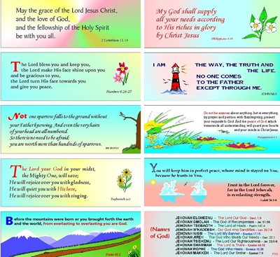 24 Assorted Evangelistic and Encouraging Bookmarks (Bookmark)