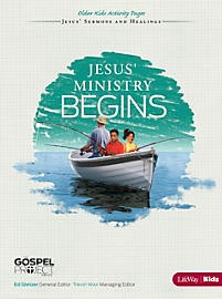 Jesus' Ministry Begins - Older Kids Activity Pages (Paperback)