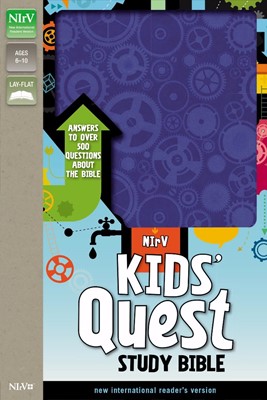 NIRV Kids' Quest Study Bible (Leather Binding)
