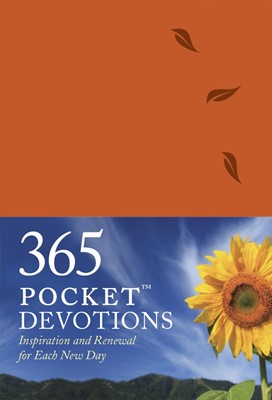 365 Pocket Devotions Orange (Imitation Leather)