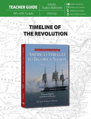 Timeline Of The Revolution (Teacher Guide) (Paperback)