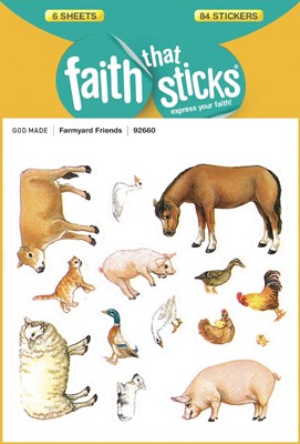 Farmyard Friends - Faith That Sticks Stickers (Stickers)