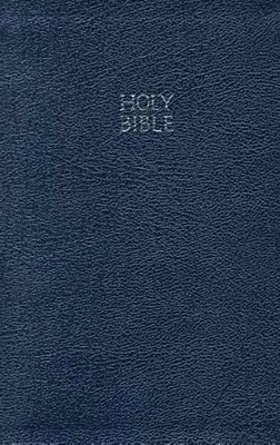 KJV Ultraslim Ref Bible, Bonded Leather Navy Indexed (Bonded Leather)
