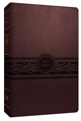 MEV Personal Size Large Print, Cherry Brown (Leather Binding)
