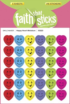 Happy Heart Miniature - Faith That Sticks Stickers (Stickers)