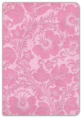 RVR 1960 Biblia Tamaño Personal, rosado floral símil piel (Imitation Leather)
