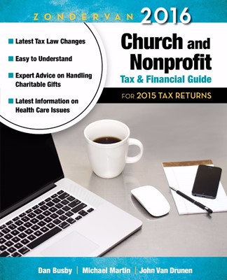 Zondervan 2016 Church And Nonprofit Tax And Financial Guide (Paperback)