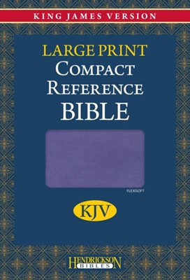 KJV Large Print Compact Reference Bible, Lilac (Flexisoft)
