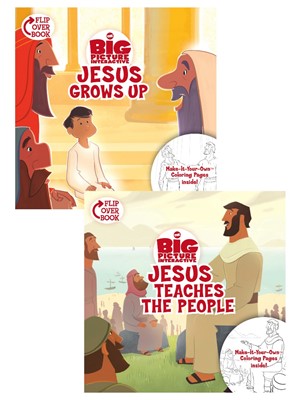 Jesus Grows Up/Jesus Teaches The People Flip-Over Book (Paperback)