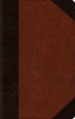 ESV Large Print Thinline Bible Trutone, Brown/Cordovan (Imitation Leather)