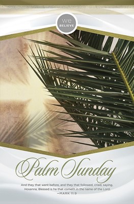 Hosanna Palm Sunday Bulletin (Pack of 100) (Bulletin)