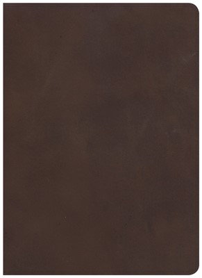 CSB Study Bible, Brown Genuine Leather (Leather Binding)
