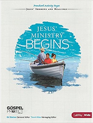 Jesus' Ministry Begins - Preschool Activity Pages (Paperback)