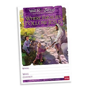 Walk With Jesus Publicity Poster (Pack of 5) (Poster)