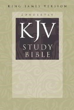 KJV Zondervan Study Bible, Large Print, Burgundy (Bonded Leather)