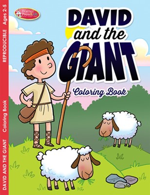 David and the Giant Colouring Activity Book (Paperback)