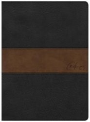 CSB Spurgeon Study Bible, Black/Brown LeatherTouch® (Imitation Leather)