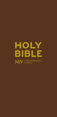 NIV Diary Brown Flexibind Bible (Flexiback)