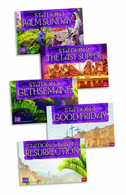 Walk With Jesus Station Posters (Pack of 5) (Poster)