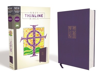 NRSV Thinline Bible, Navy, Comfort Print (Cloth-Bound)