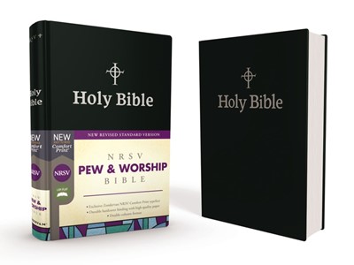 NRSV Pew And Worship Bible, Black, Comfort Print (Hard Cover)