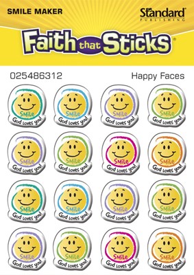Happy Faces - Faith That Sticks Stickers (Stickers)