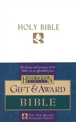 NRSV Gift & Award Bible, White (Hard Cover)