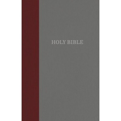KJV Thinline Reference Bible, Burgundy/Gray, Red Letter (Cloth-Bound)