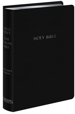 KJV Large Print, Wide Margin Bible (Hard Cover)