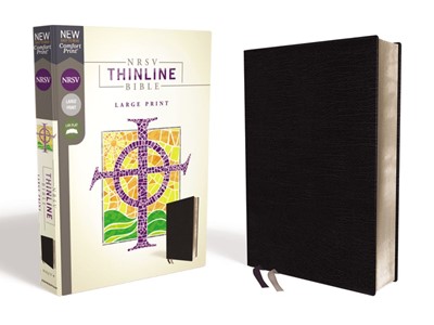 NRSV Thinline Bible, Black Bonded Leather, Large Print (Bonded Leather)